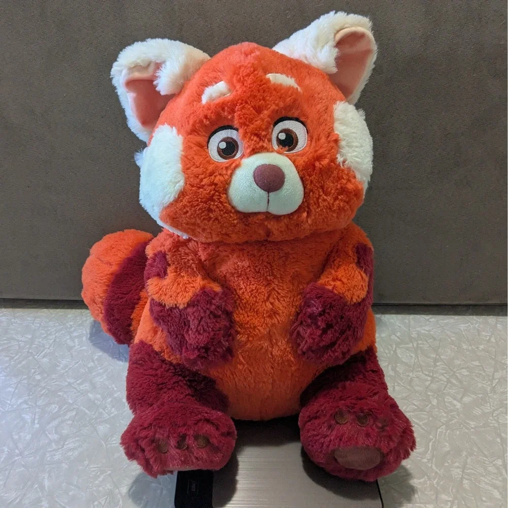 Disney Turning Red Mei Lee Red Panda Plush 18 Inch Pixar Stuffed Animal Toy
